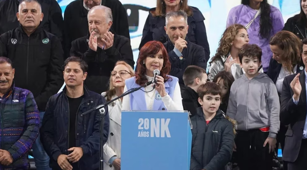 cristina en plaza de mayo