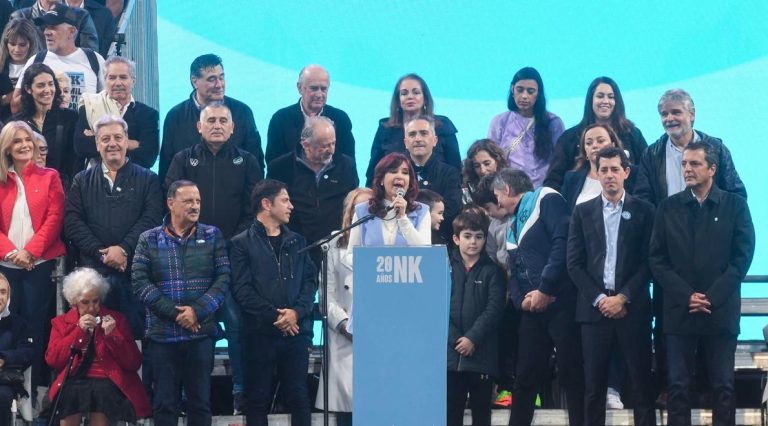 cristina en plaza de mayo