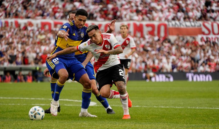 River vs Boca Superclasico futbol Argentino. 25.02.2024 Foto Maxi Failla