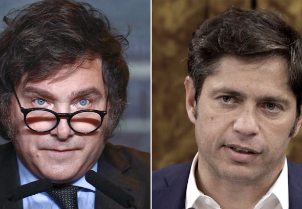 milei y kicillof