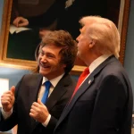 javier milei y trump